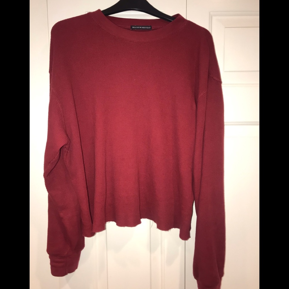 Brandy Melville Long Slv Relaxed top Medium/Large
